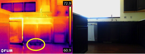 FLIR and Non-Functioning heat register